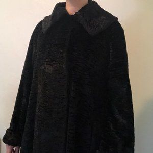 Vintage Admyra for Nordstrom Women's Coat, Black, Small